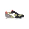 Diadora Green Fabric Sneaker In Multi