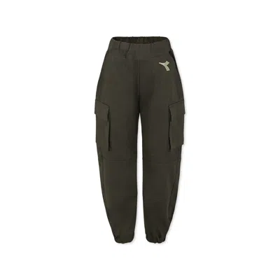 Diadora Kids' Green Trousers For Boy With Logo