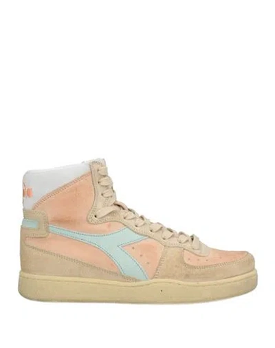 Diadora Heritage Man Sneakers Blush Size 6.5 Soft Leather In Pink
