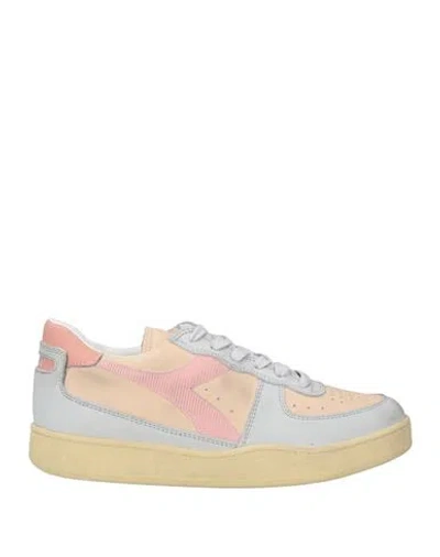 Diadora Heritage Man Sneakers Blush Size 8.5 Leather In Pink