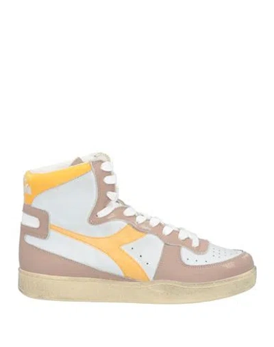 Diadora Heritage Man Sneakers Light Brown Size 7.5 Leather