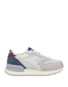 Diadora Heritage Man Sneakers Light Grey Size 8 Leather, Textile Fibers In Gray