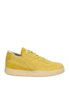 Diadora Heritage Man Sneakers Lime Green Size 8 Leather, Textile Fibers