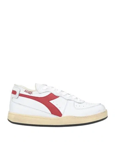 Diadora Heritage Man Sneakers Off White Size 8 Soft Leather
