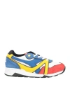 Diadora Heritage Man Sneakers Red Size 7.5 Soft Leather, Textile Fibers In Red