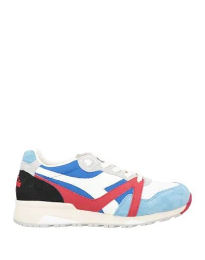 Diadora Heritage Man Sneakers White Size 6.5 Leather, Textile Fibers