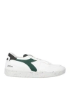 Diadora Heritage Man Sneakers White Size 8.5 Leather In White