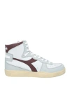 Diadora Heritage Man Sneakers White Size 8.5 Leather In White