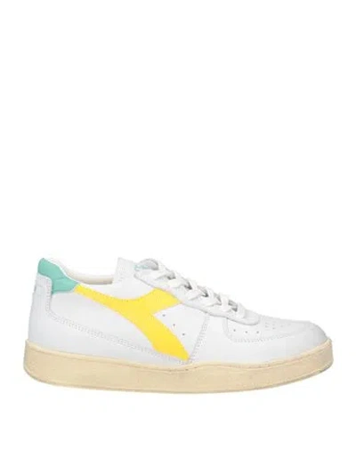 Diadora Heritage Man Sneakers White Size 8.5 Leather