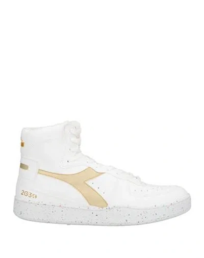 Diadora Heritage Man Sneakers White Size 8.5 Textile Fibers