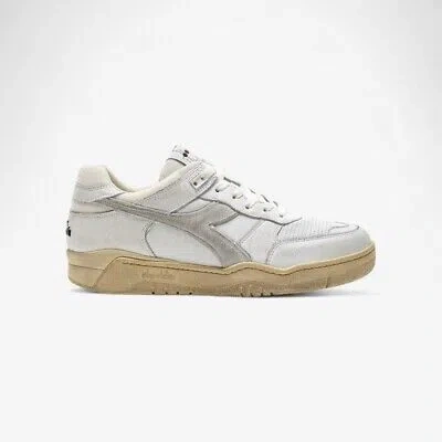 Pre-owned Diadora Heritage Used Sneakers Unisex White Ai24