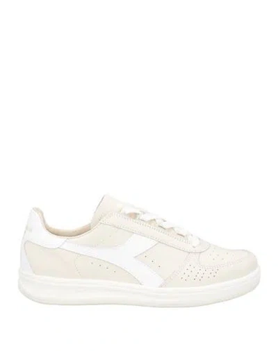 Diadora Heritage Woman Sneakers Beige Size 11 Leather In Neutral