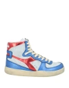 Diadora Heritage Woman Sneakers Blue Size 7 Pigskin In Blue
