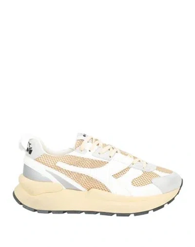 Diadora Heritage Woman Sneakers Gold Size 7.5 Leather, Textile Fibers
