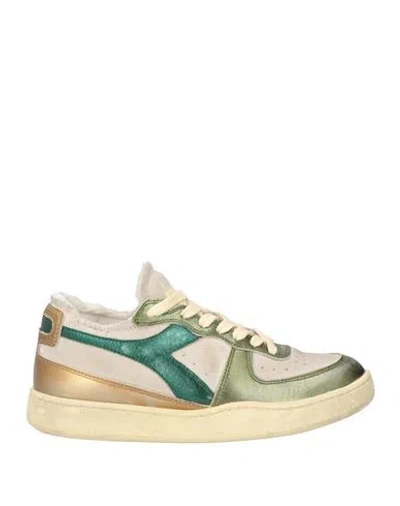 Diadora Heritage Woman Sneakers Grey Size 6.5 Leather