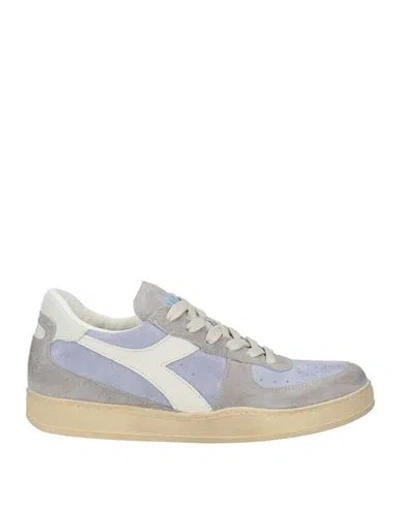 Diadora Heritage Woman Sneakers Light Blue Size 7.5 Leather In Multi