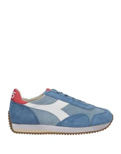Diadora Heritage Woman Sneakers Light Blue Size 8 Leather