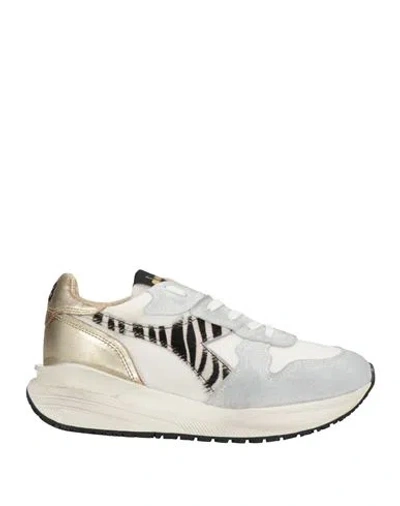 Diadora Heritage Woman Sneakers Light Grey Size 5.5 Soft Leather, Textile Fibers