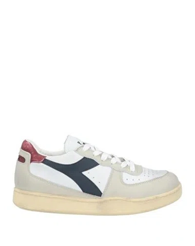 Diadora Heritage Woman Sneakers Light Grey Size 6.5 Leather