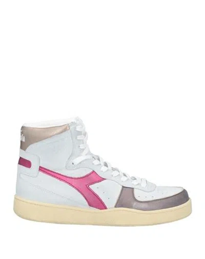 Diadora Heritage Woman Sneakers Light Grey Size 7 Leather