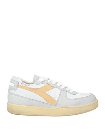 Diadora Heritage Woman Sneakers Light Grey Size 7 Leather