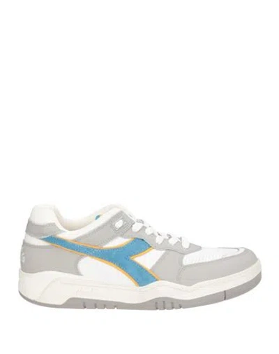 Diadora Heritage Woman Sneakers Light Grey Size 7.5 Leather In Gray