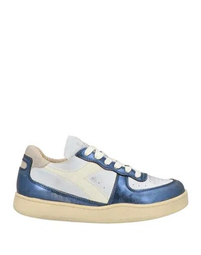 Diadora Heritage Woman Sneakers Midnight Blue Size 7 Leather