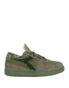Diadora Heritage Woman Sneakers Military Green Size 8 Leather In Green