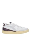 Diadora Heritage Woman Sneakers Off White Size 7 Soft Leather In Off White