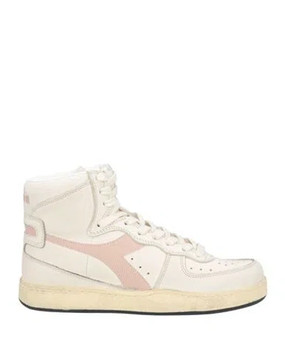 Diadora Heritage Woman Sneakers Off White Size 7 Leather