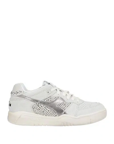 Diadora Heritage Woman Sneakers Off White Size 8 Leather