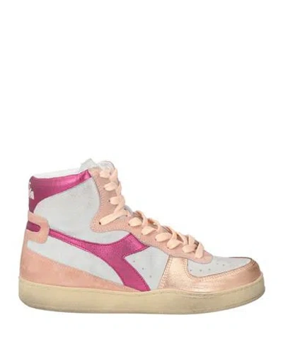 Diadora Heritage Woman Sneakers Pink Size 7.5 Pigskin