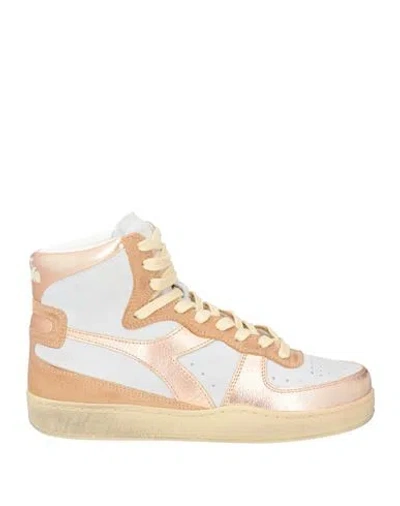 Diadora Heritage Woman Sneakers Rose Gold Size 9.5 Leather