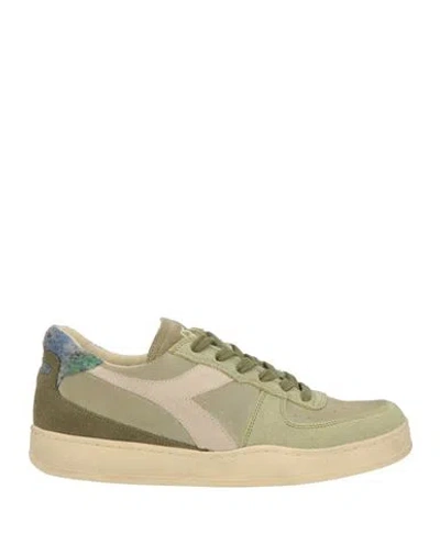 Diadora Heritage Woman Sneakers Sage Green Size 6 Leather