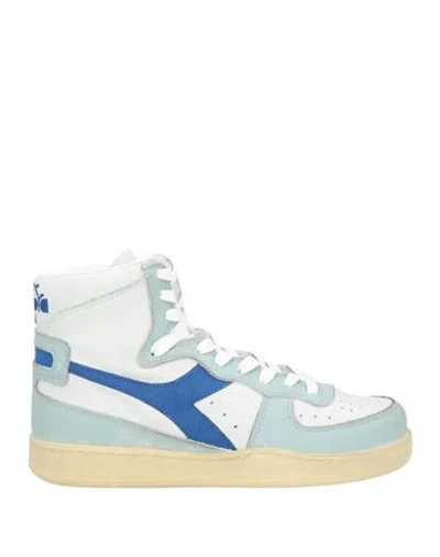 Diadora Heritage Woman Sneakers Sky Blue Size 6.5 Leather