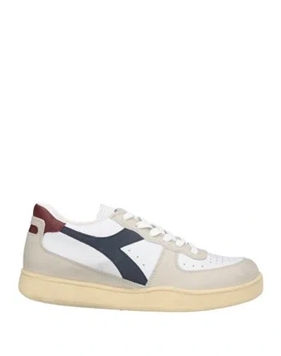 Diadora Heritage Woman Sneakers White Size 5.5 Leather In Multi