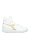 Diadora Heritage Woman Sneakers White Size 7 Recycled Polyester, Recycled Polyurethane, Recycled Pol In White