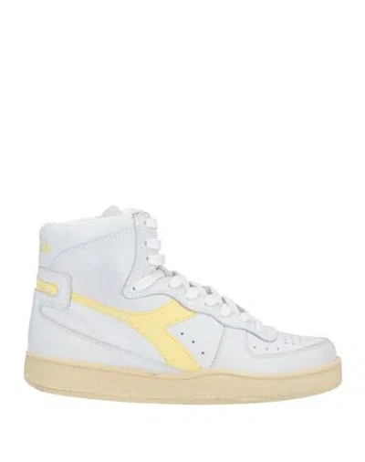 Diadora Heritage Woman Sneakers White Size 7 Leather