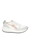 Diadora Heritage Woman Sneakers White Size 7 Leather, Textile Fibers In White