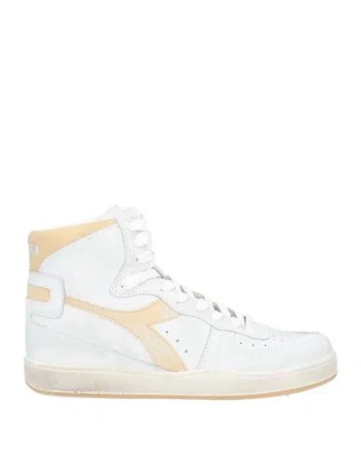 Diadora Heritage Woman Sneakers White Size 7.5 Leather