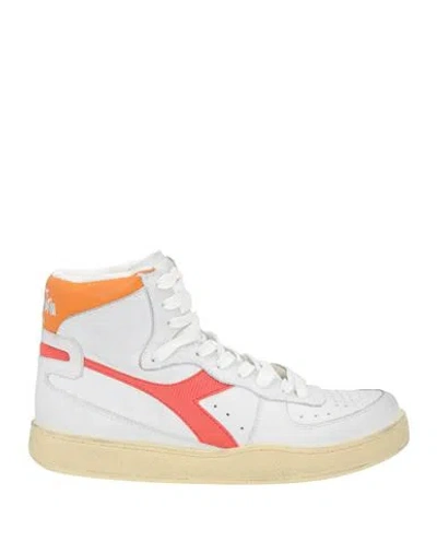 Diadora Heritage Woman Sneakers White Size 7.5 Leather