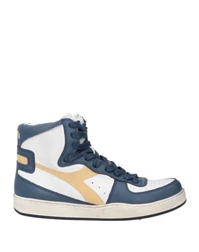 Diadora Heritage Woman Sneakers White Size 8 Leather In Multi