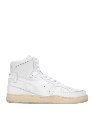 Diadora Heritage Woman Sneakers White Size 8 Leather
