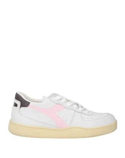 Diadora Heritage Woman Sneakers White Size 9 Leather