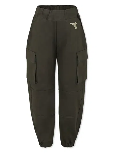 Diadora Junior Kids' Logo-appliqué Trousers