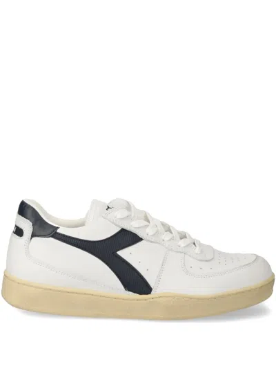 Diadora Leather Sneakers In White