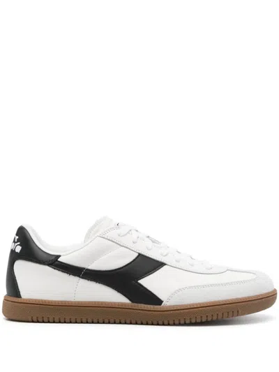 Diadora Leather Sneakers In White