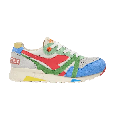 Pre-owned Diadora Leo Colacicco X N9000 Made In Italy 'monopoli' In Grey