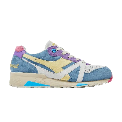 Pre-owned Diadora Leo Colacicco X N9000 Made In Italy 'trivial Pursuit' In Blue