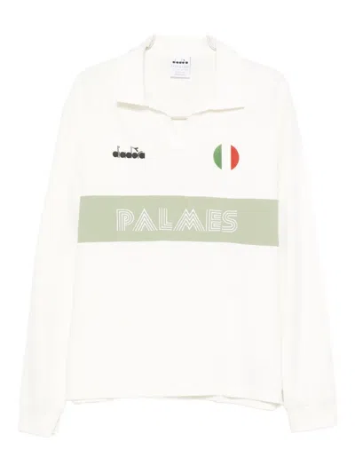 DIADORA LOGO-EMBROIDERED POLO SHIRT